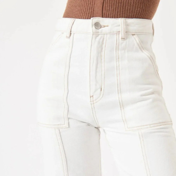 Rolla's Heidi Trade 80s White size 28/ 6 - Picture 10 of 12